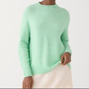 J. Crew Spring Rollneck Supersoft Merino Wool Alpaca Blend Size Small EUC